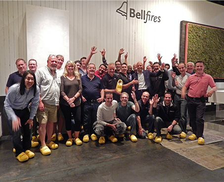 NEE 2016 trip to factory in Netherlands for 23 Canadian dealers.