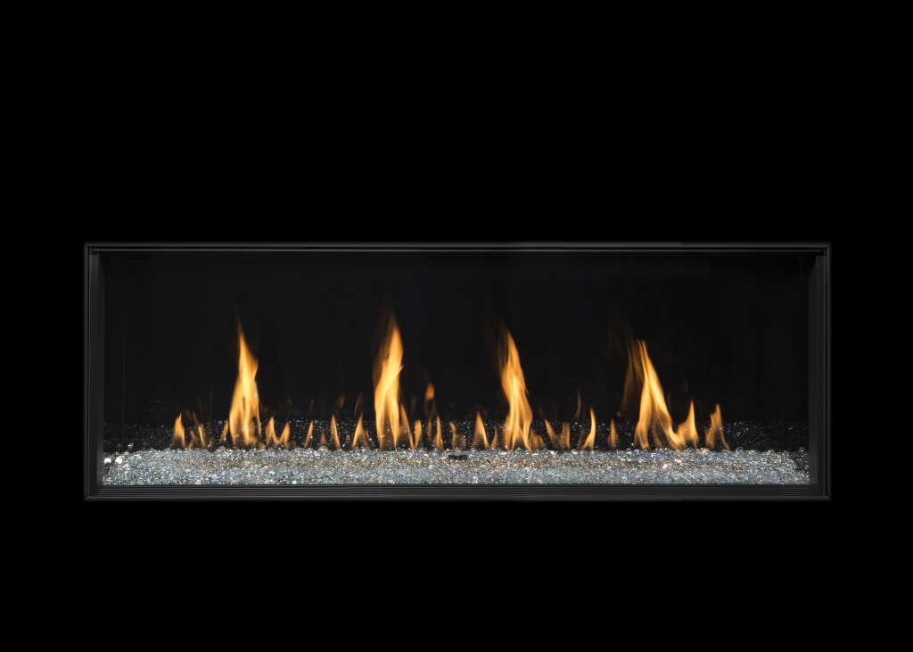 The gas fireplace featured in our virtual fireplace channel.